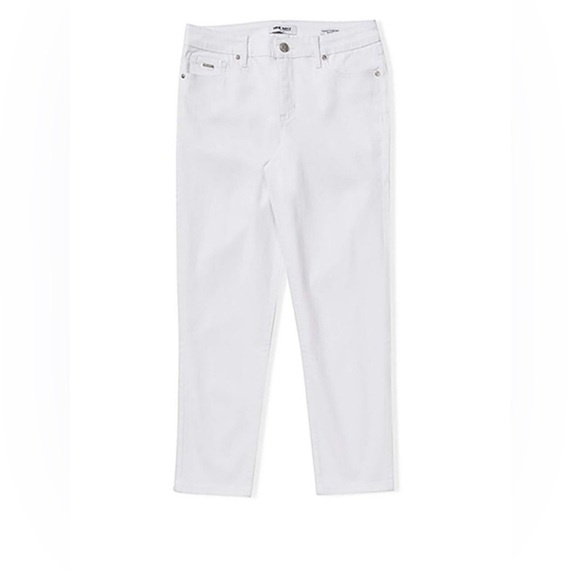 NINE WEST NWT Gramercy Cropped Bright White Jeans Size 16 New With Tags - Picture 2 of 10